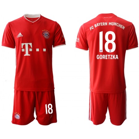 Camisetas Bayern de Múnich Leon Goretzka 18 Niños Primera Equipacion 2020/2021